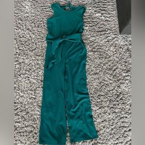Green jumpsuit in size large